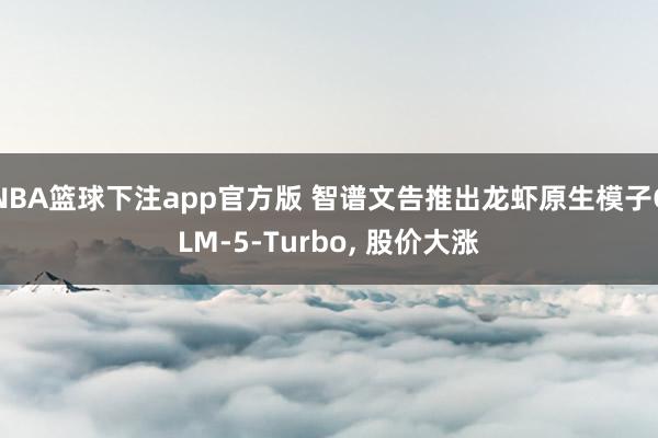 NBA篮球下注app官方版 智谱文告推出龙虾原生模子GLM-5-Turbo， 股价大涨
