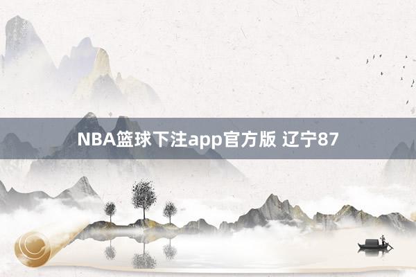 NBA篮球下注app官方版 辽宁87