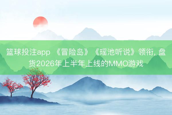 篮球投注app 《冒险岛》《瑶池听说》领衔， 盘货2026年上半年上线的MMO游戏